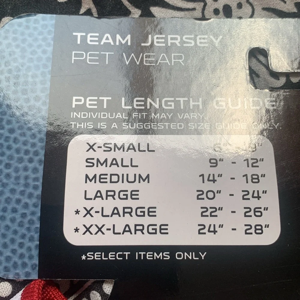NFL 49ers Pet Jersey